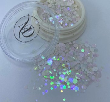 MD Opal White Glitter