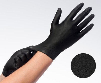 Nitryl handschoenen - Gloves - Black MEDIUM