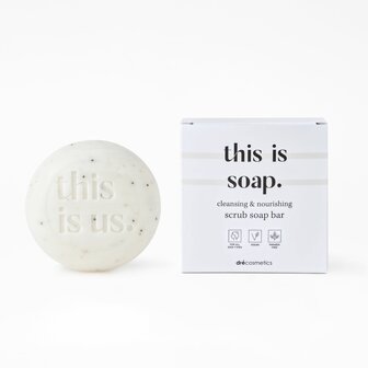 TIU - Scrub Soap Bar &quot;This is SOAP&quot; (24x60gr)