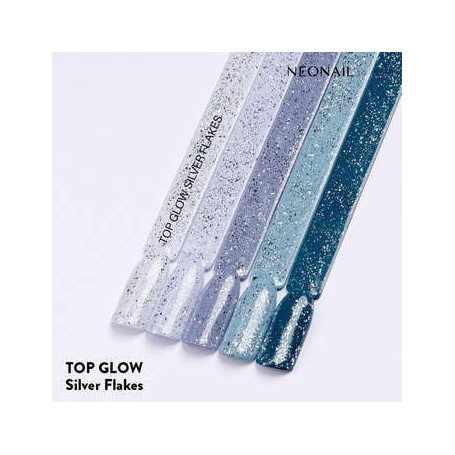 NN - Top Glow Silver Flakes - 7,2ml